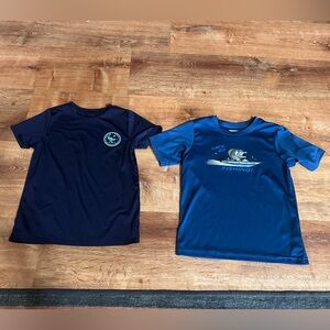 Columbia Kids' Navy and Royal Blue Fishing Tees